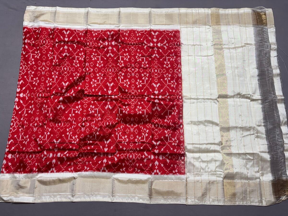 Ikat Dupatta - PSSIG19-ISDPCEICC-40