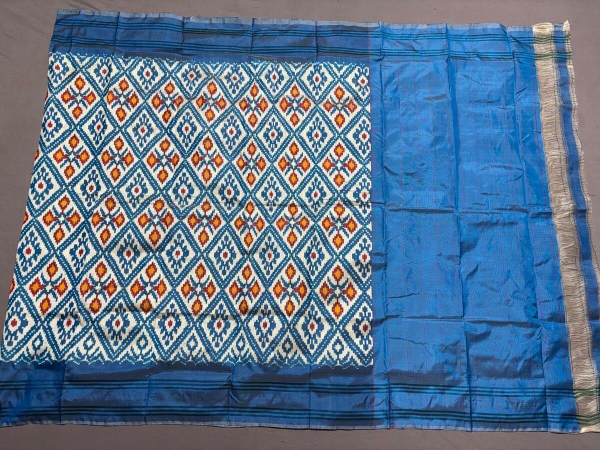 Ikat Dupatta - PSSIG19-ISDPCEICC-52