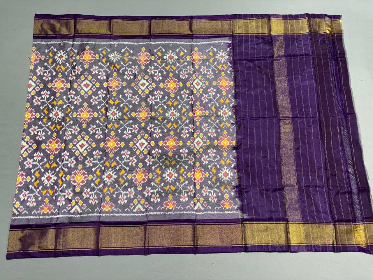 Ikat Dupatta - PSSIL03-ISDPDEICD-13