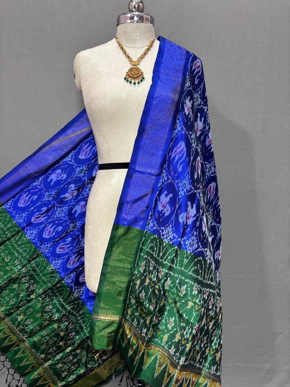 Ikat Dupatta - PSSIL04-ISDPDZSDC-05
