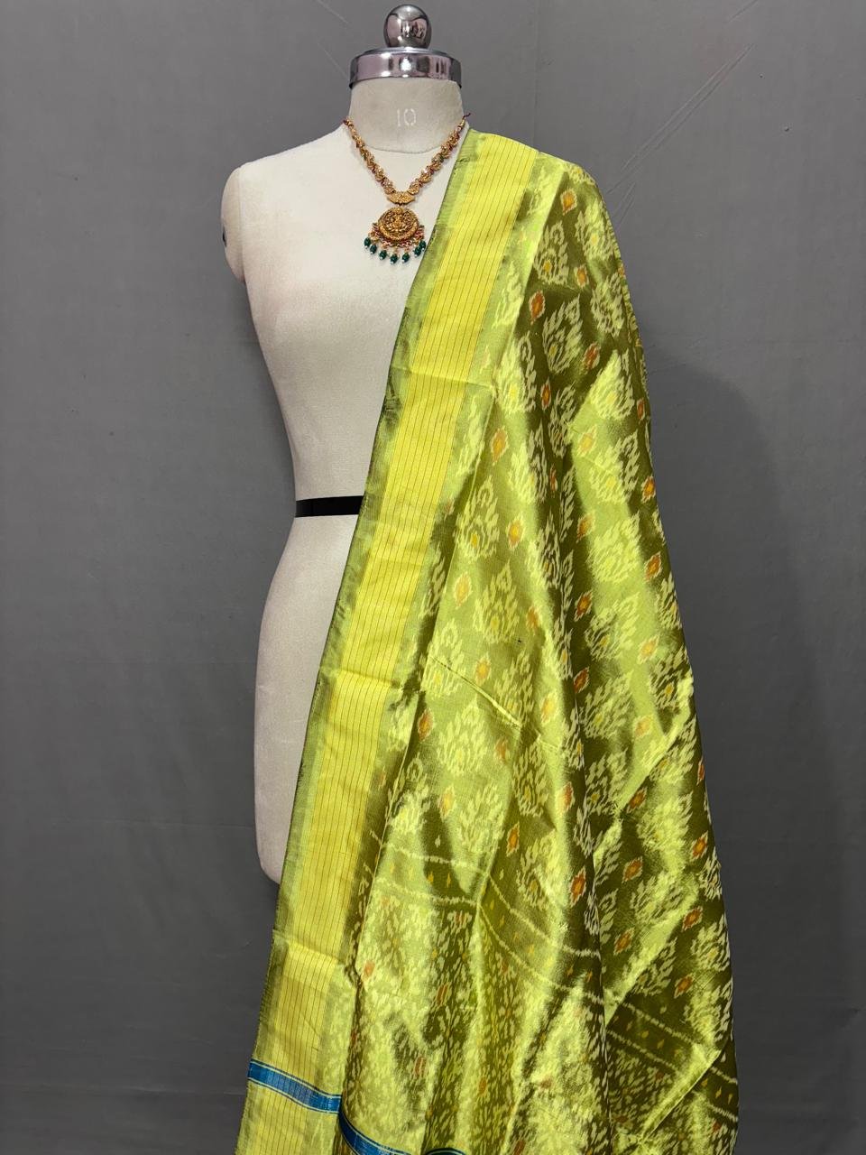 Ikat Dupatta - PSSIL04-ISDPDZSDC-09