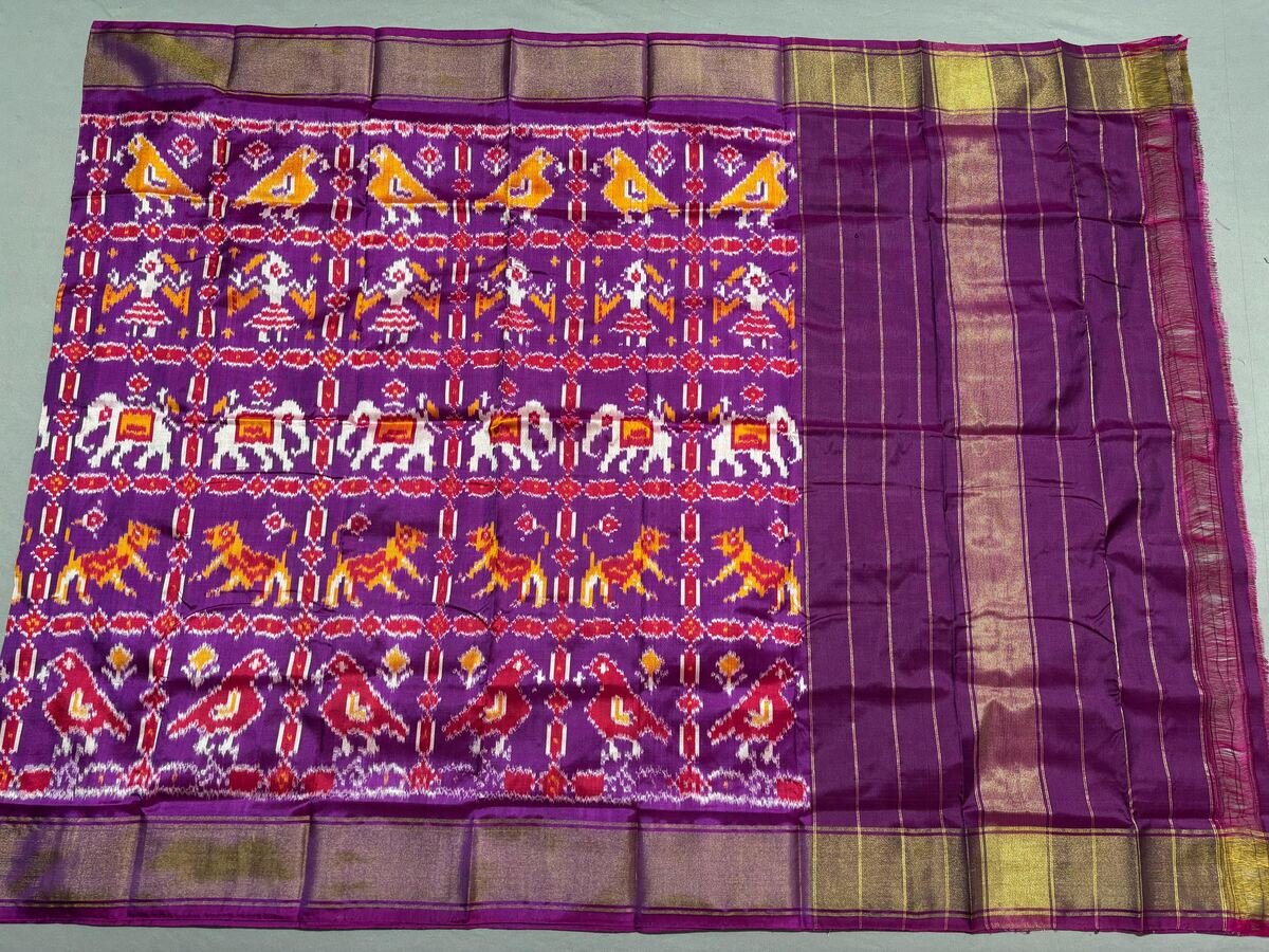 Ikat Dupatta - PSSIL26-ISDPCEICC-10