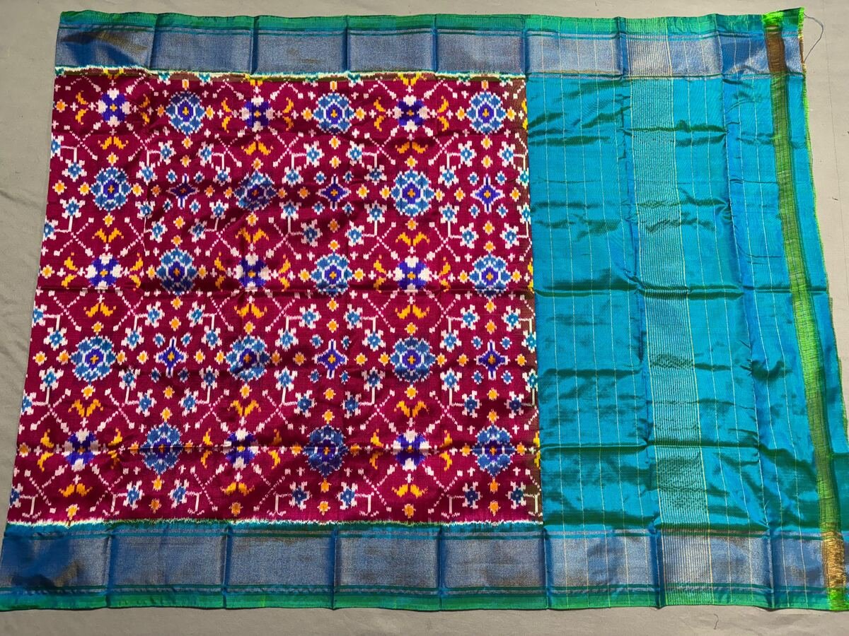 Ikat Dupatta - PSSIL26-ISDPCEICC-14