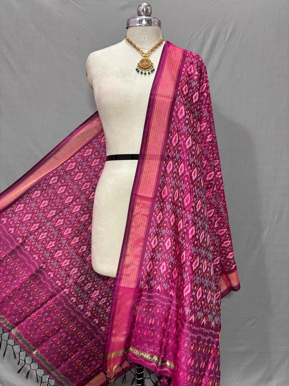 Ikat Dupatta - PSSIS11-ISCDDIBCC-40
