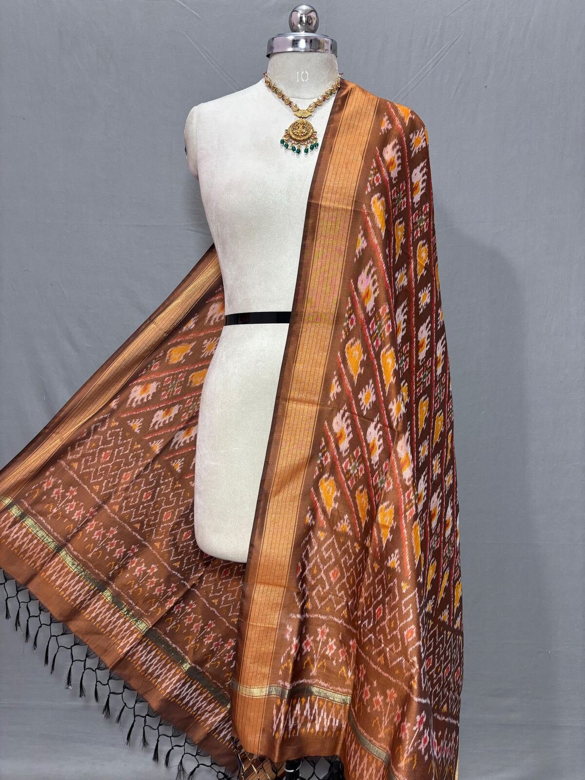 Ikat Dupatta - PSSIS25-ISCDDIBDC-02