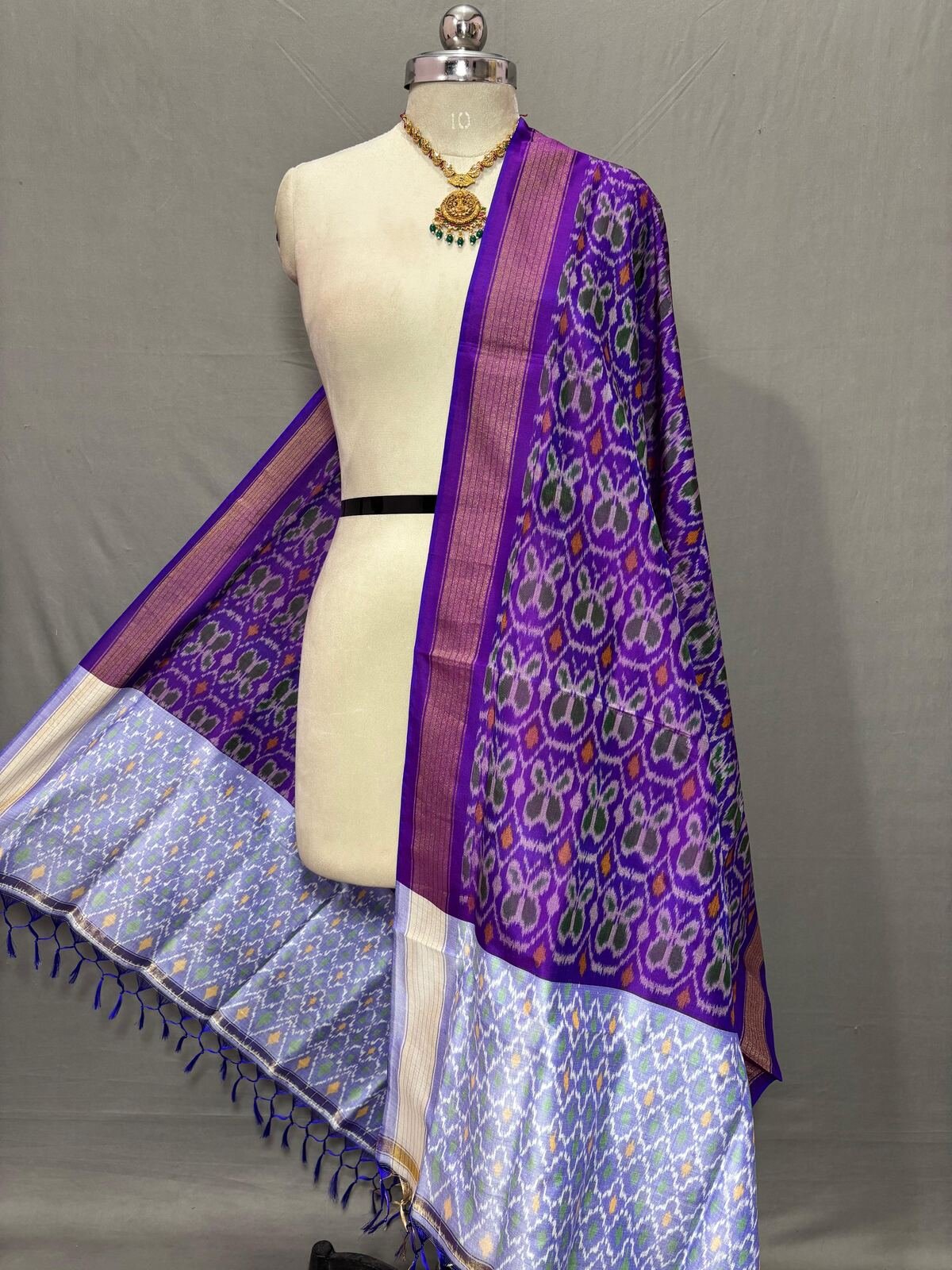 Ikat Dupatta - PSSIS25-ISCDDIBDC-04