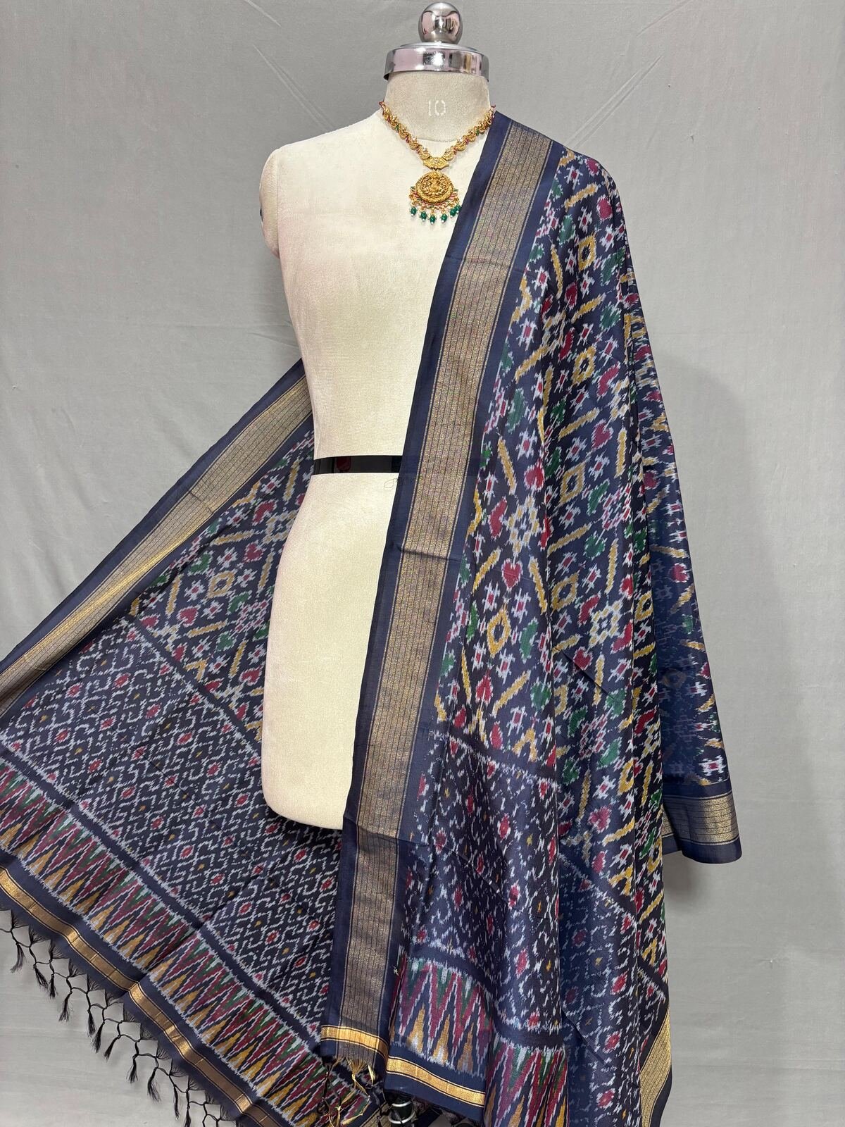 Ikat Dupatta - PSSIS25-ISCDDIBDC-06