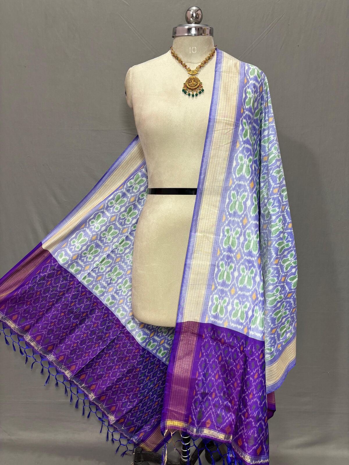 Ikat Dupatta - PSSIS25-ISCDDIBDC-07