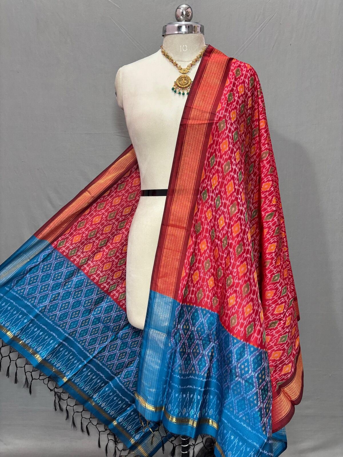 Ikat Dupatta - PSSIS25-ISCDDIBDC-11