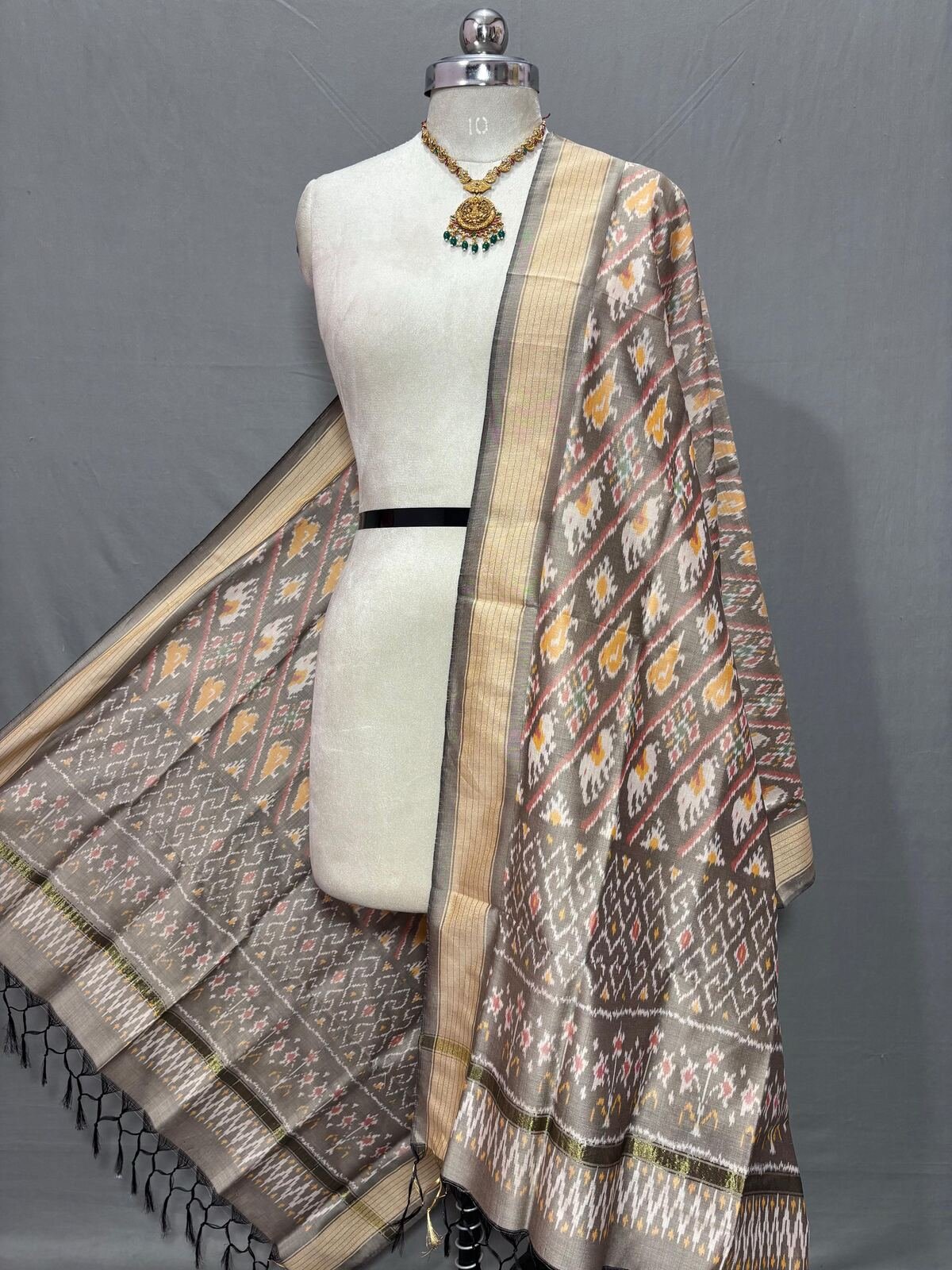 Ikat Dupatta - PSSIS25-ISCDDIBDC-12