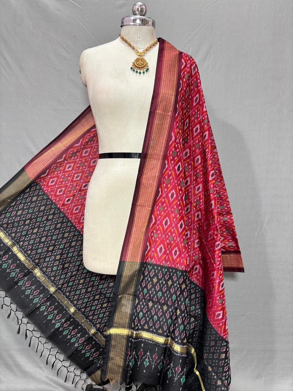 Ikat Dupatta - PSSIS25-ISCDDIBDC-20