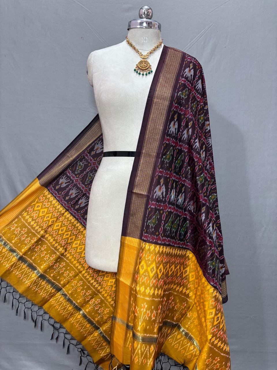 Ikat Dupatta - PSSIS25-ISCDDIBDC-28