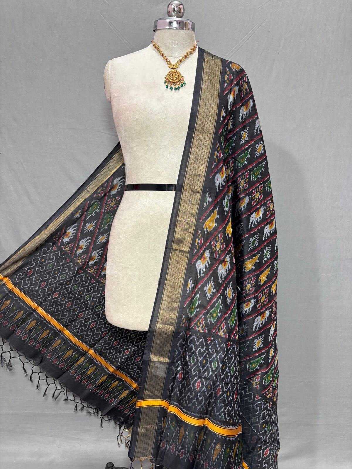 Ikat Dupatta - PSSIS25-ISCDDIBDC-30