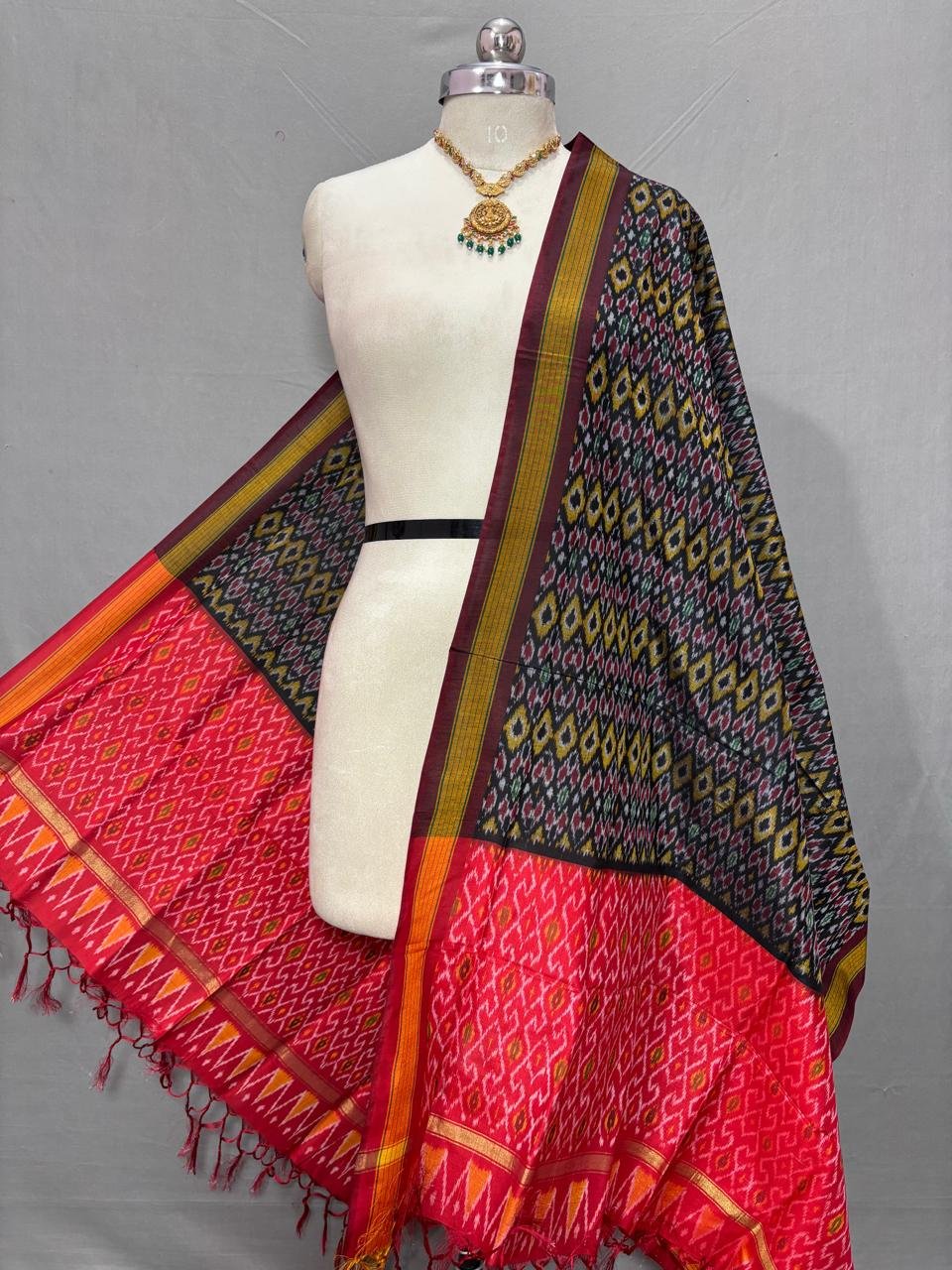 Ikat Dupatta - PSSIS25-ISCDDIBDC-38