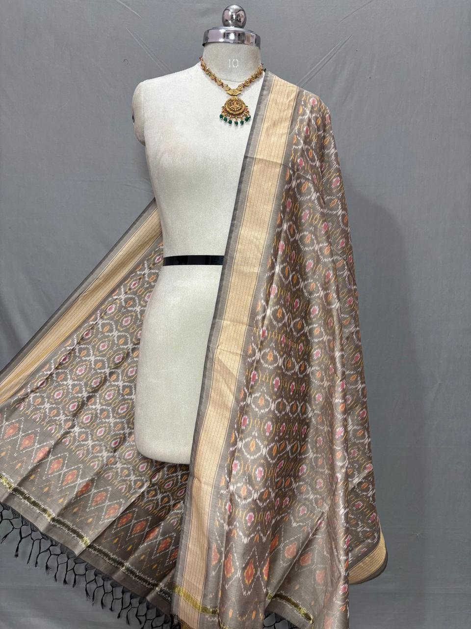 Ikat Dupatta - PSSIS25-ISCDDIBDC-40