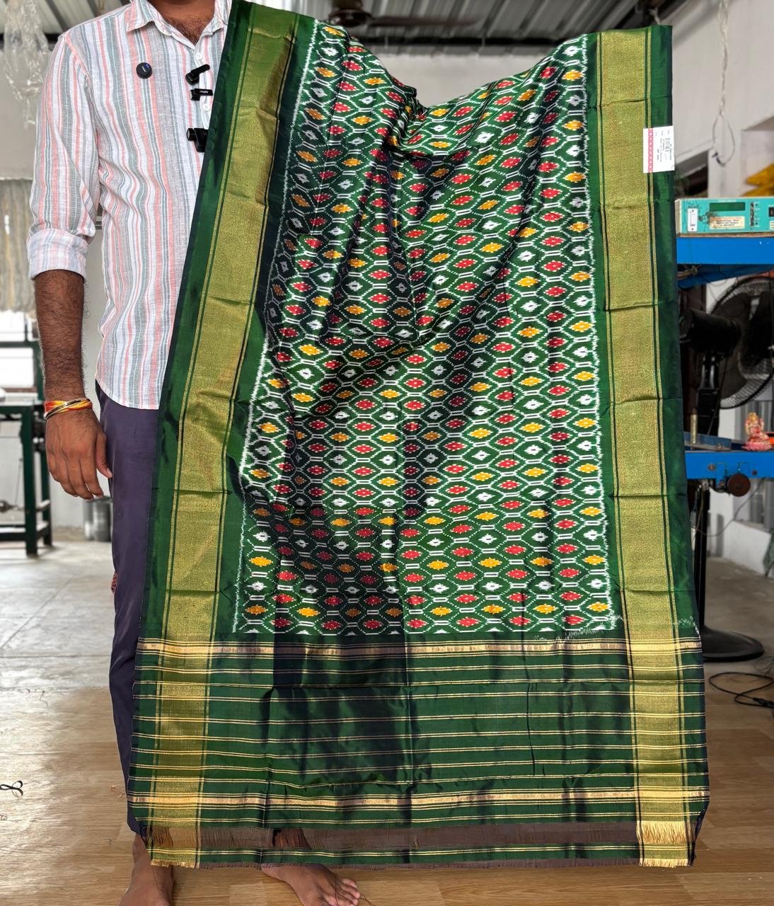 Ikat Dupatta - PUSNG06-ISDPDEEDD-05