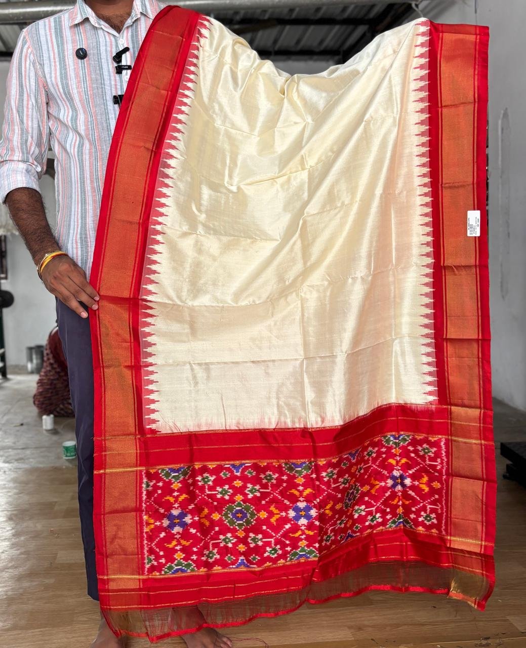 Ikat Dupatta - PUSNG06-ISDPDEEDD-08