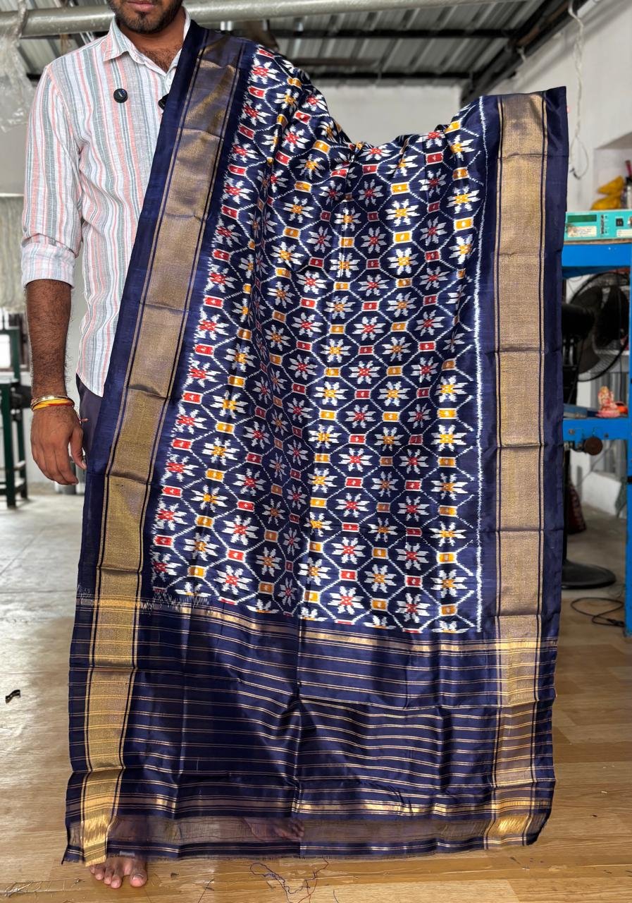 Ikat Dupatta - PUSNG06-ISDPDEEDD-10