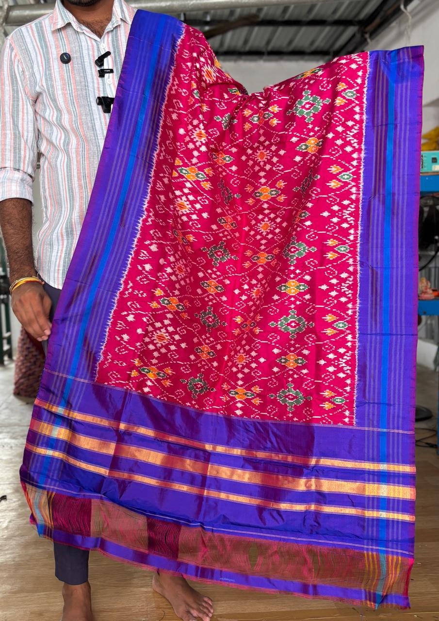 Ikat Dupatta - PUSNG06-ISDPDEEDD-11