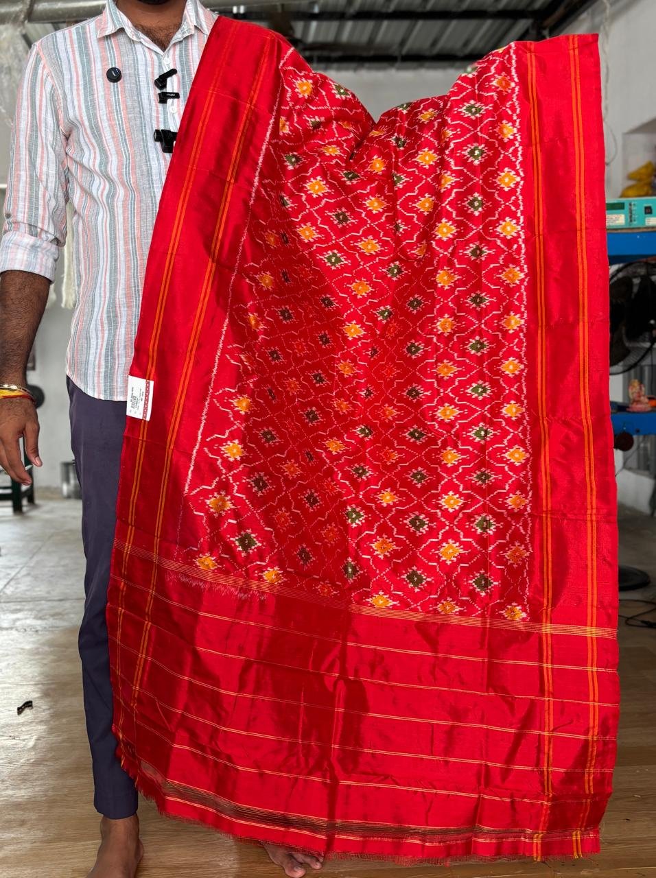 Ikat Dupatta - PUSNG06-ISDPDEEDD-15