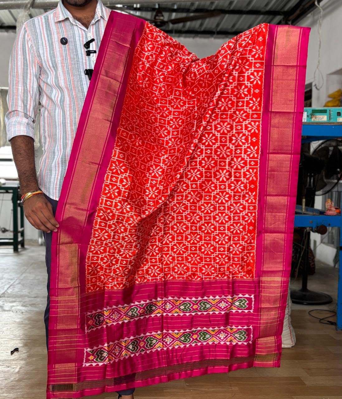 Ikat Dupatta - PUSNG06-ISDPDEEDD-16