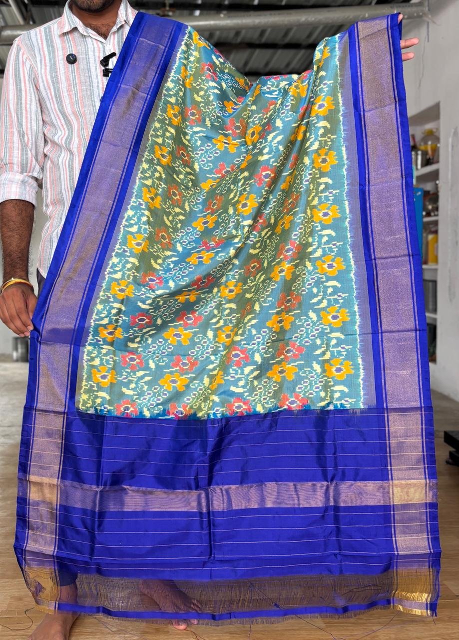 Ikat Dupatta - PUSNG06-ISDPDEEDD-23