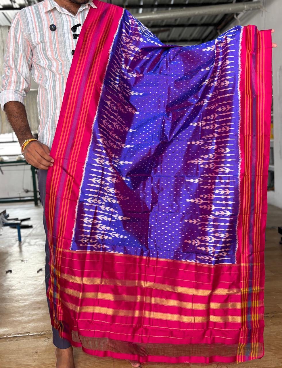 Ikat Dupatta - PUSNG06-ISDPDEEDD-25