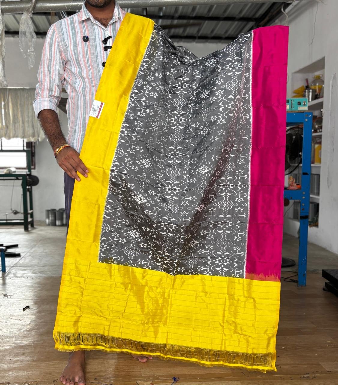 Ikat Dupatta - PUSNG06-ISDPDEEDD-26