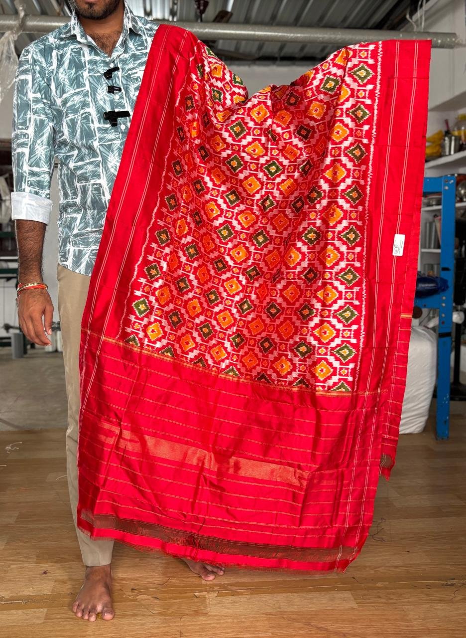Ikat Dupatta - PUSNG06-ISDPDEEDD-27