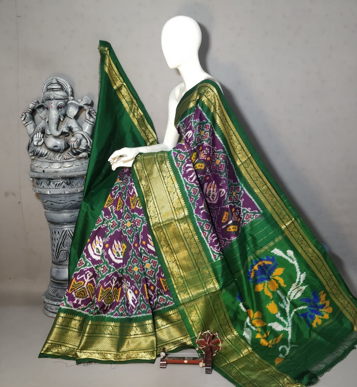 Kanchi Border Ikat - PALUN02-KBIPIESDD-02