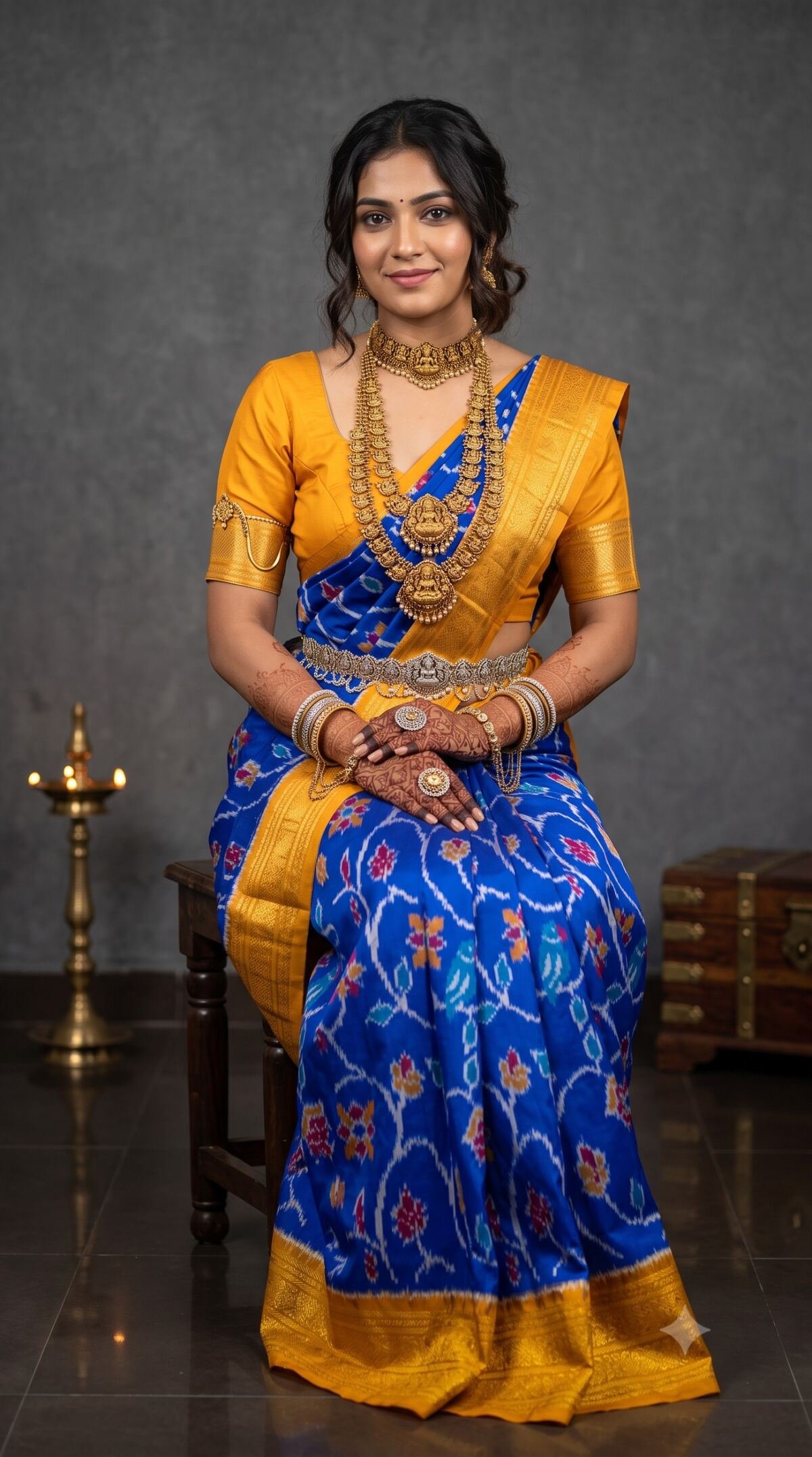 Kanchi Border Ikat - PANHO10-KBIPIITCC-04