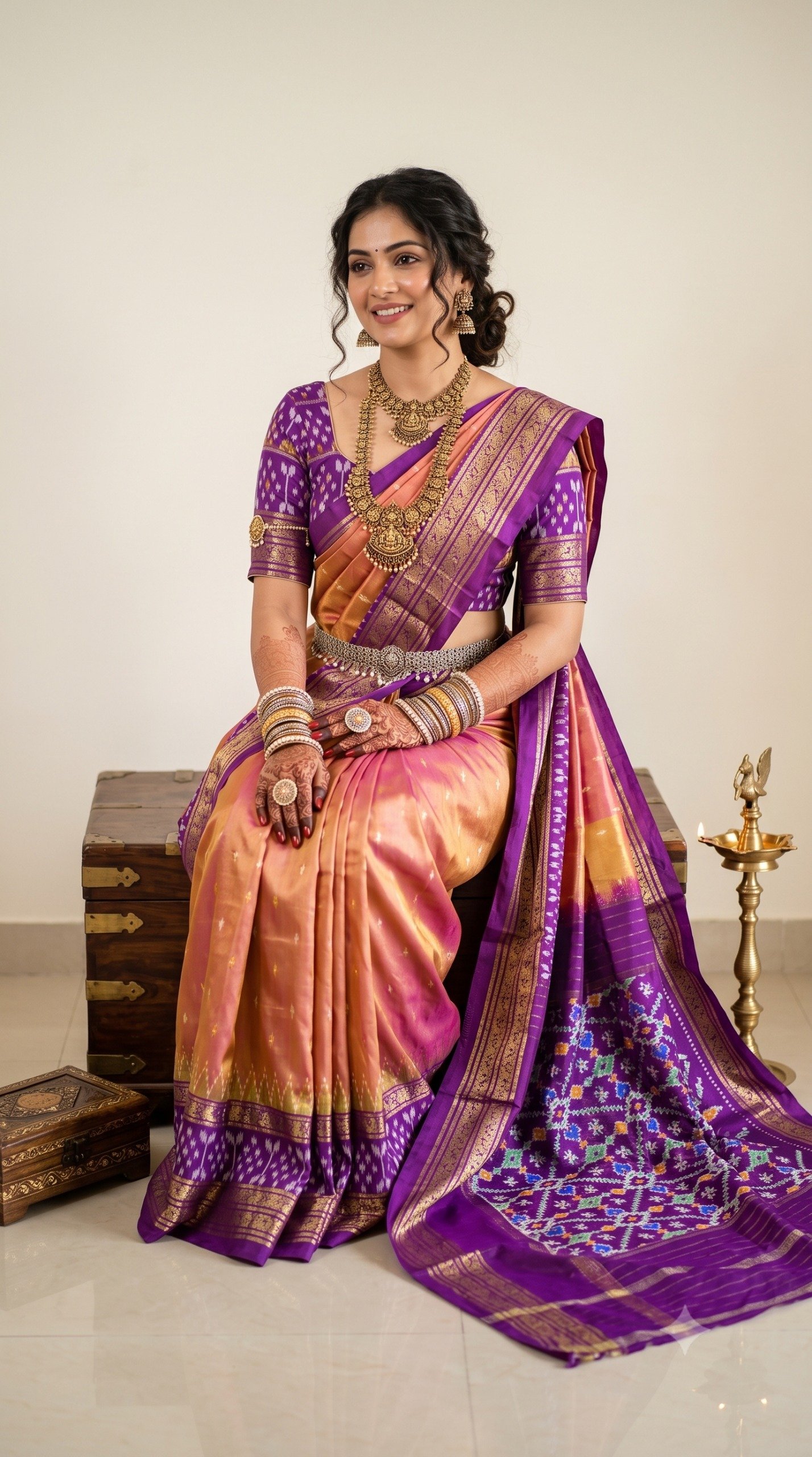 Kanchi Border Ikat - PANHS29-KBIPIDSDC-02