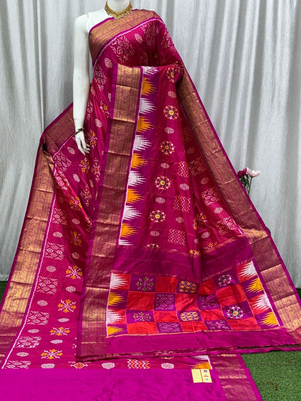 Kanchi Border Ikat - PASKG20-KBRPIFSCD-04