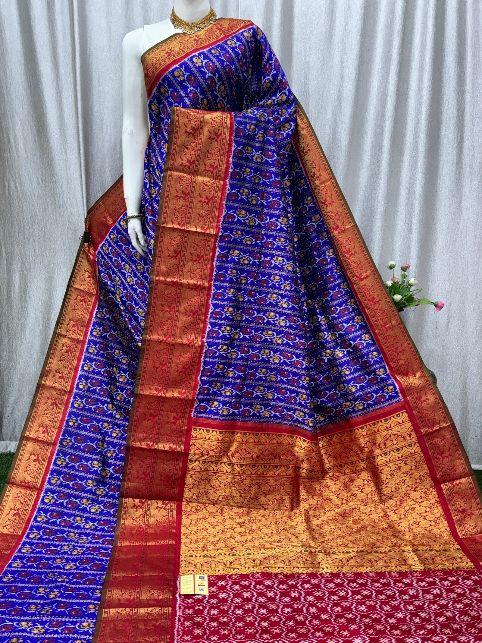 Kanchi Border Ikat - PASKL04-KBRPIXSCD-01
