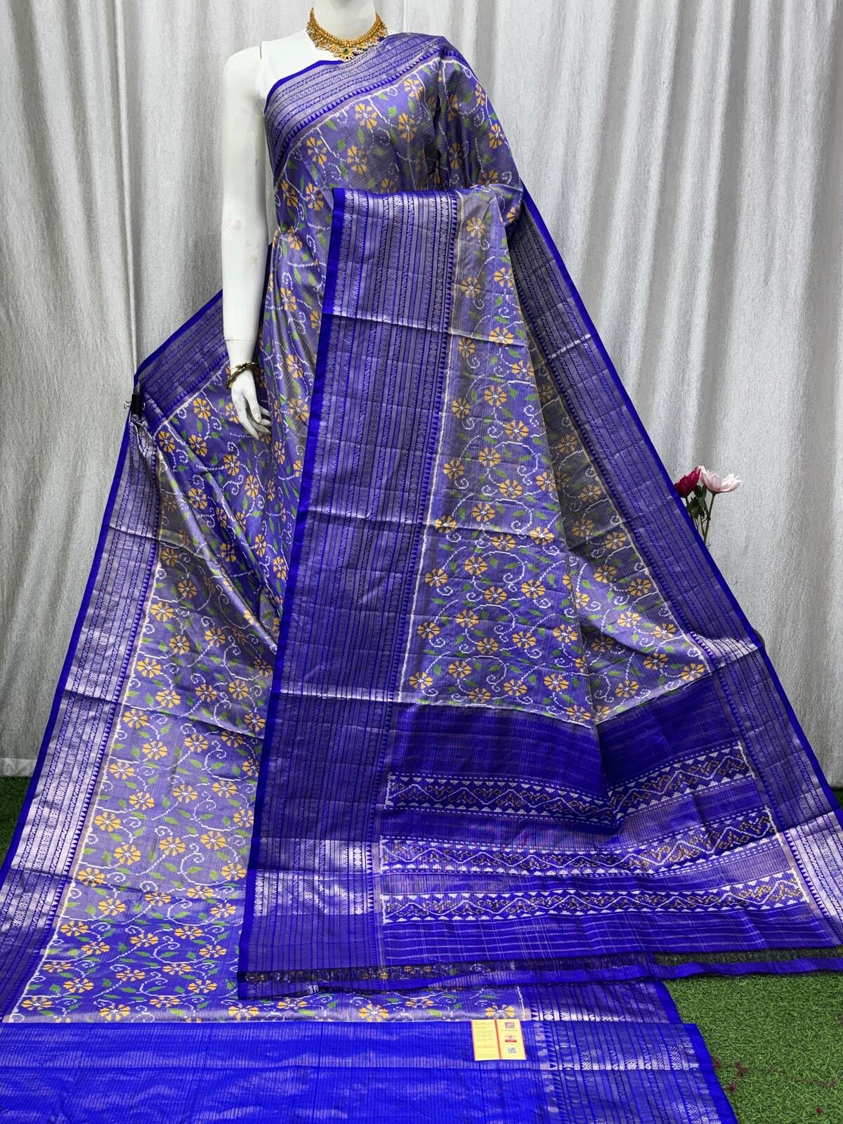Kanchi Border Ikat - PASKN22-KBRPIFSDC-03
