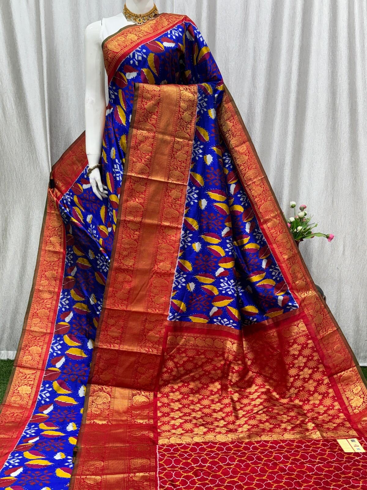 Kanchi Border Ikat - PASKY14-KBRPISDCC-34