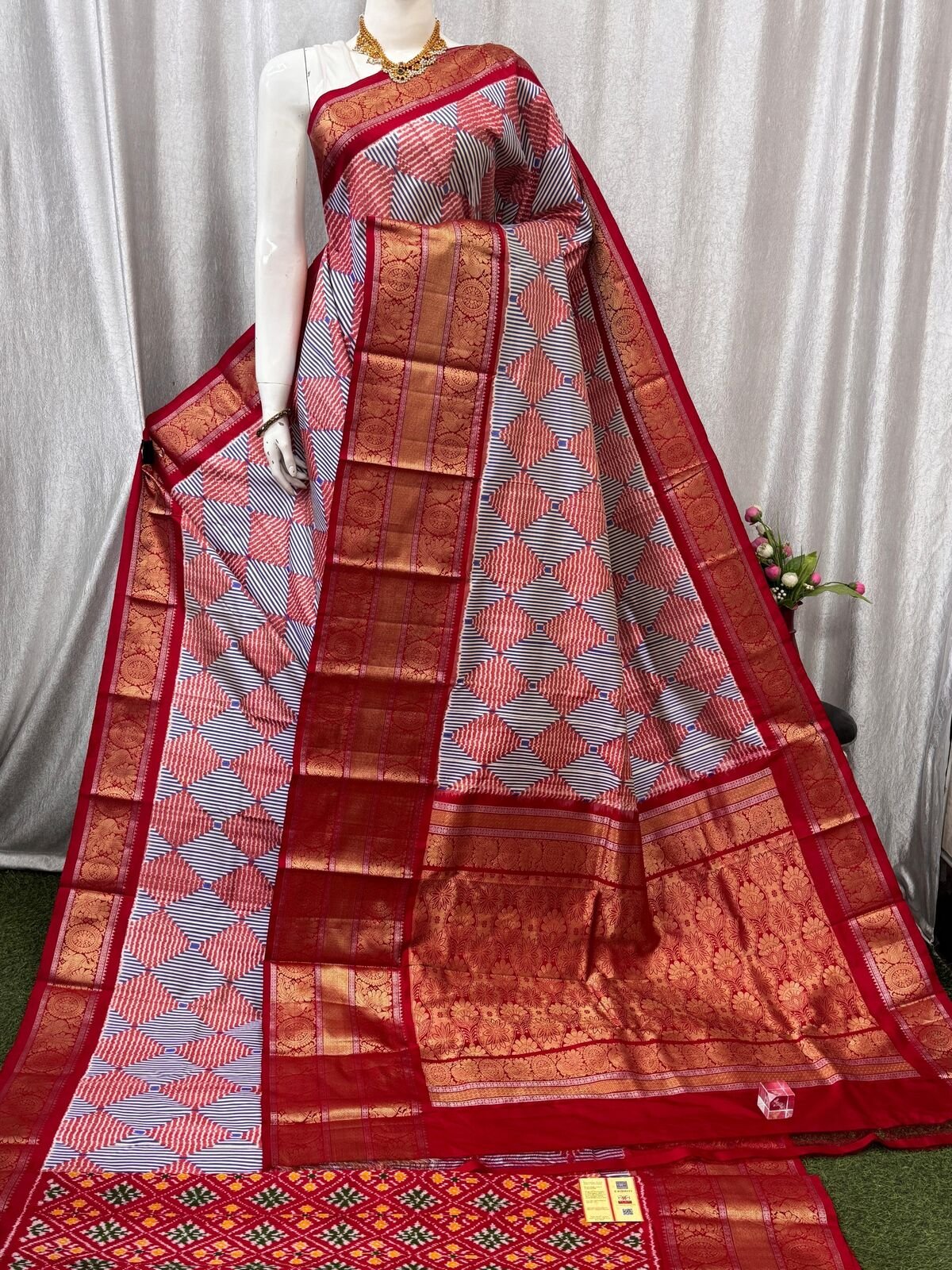 Kanchi Border Ikat - PASKY14-KBRSIFSDC-08