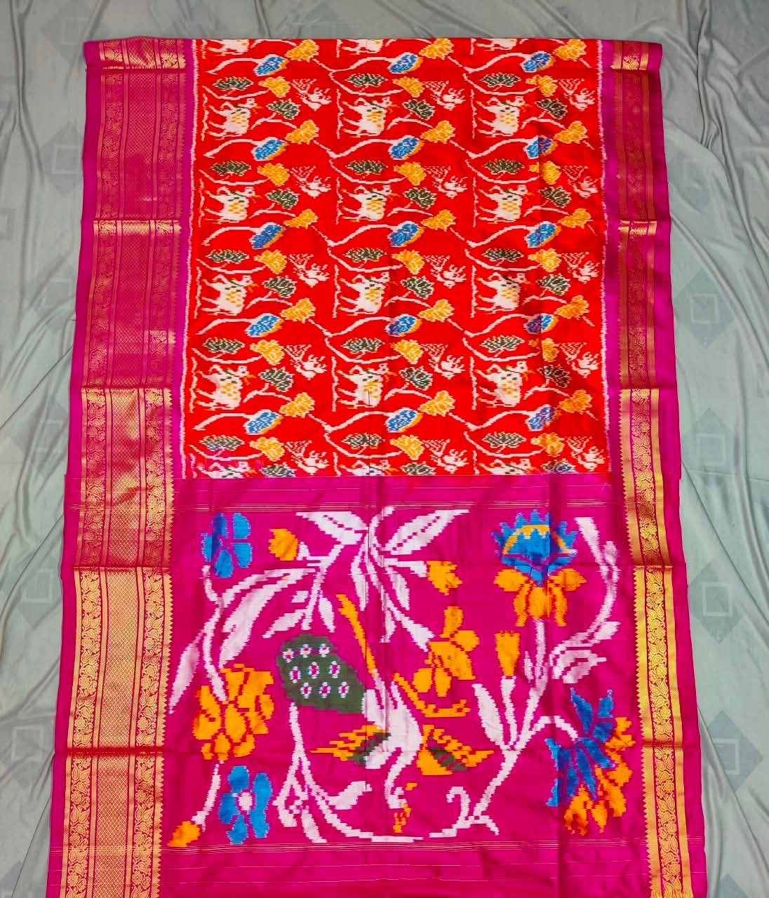 Kanchi Border Ikat - PDLSO04-KBIPIEZDC-02