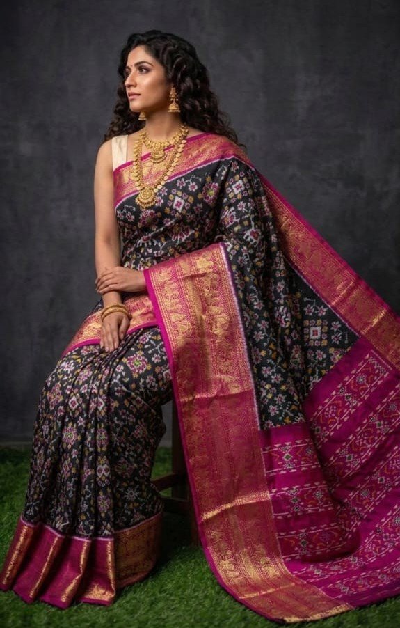 Kanchi Border Ikat - PDLSO04-KBIPIITCD-05