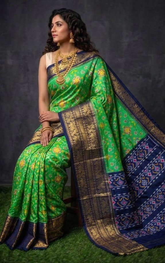 Kanchi Border Ikat - PDLSO04-KBIPIITCD-06