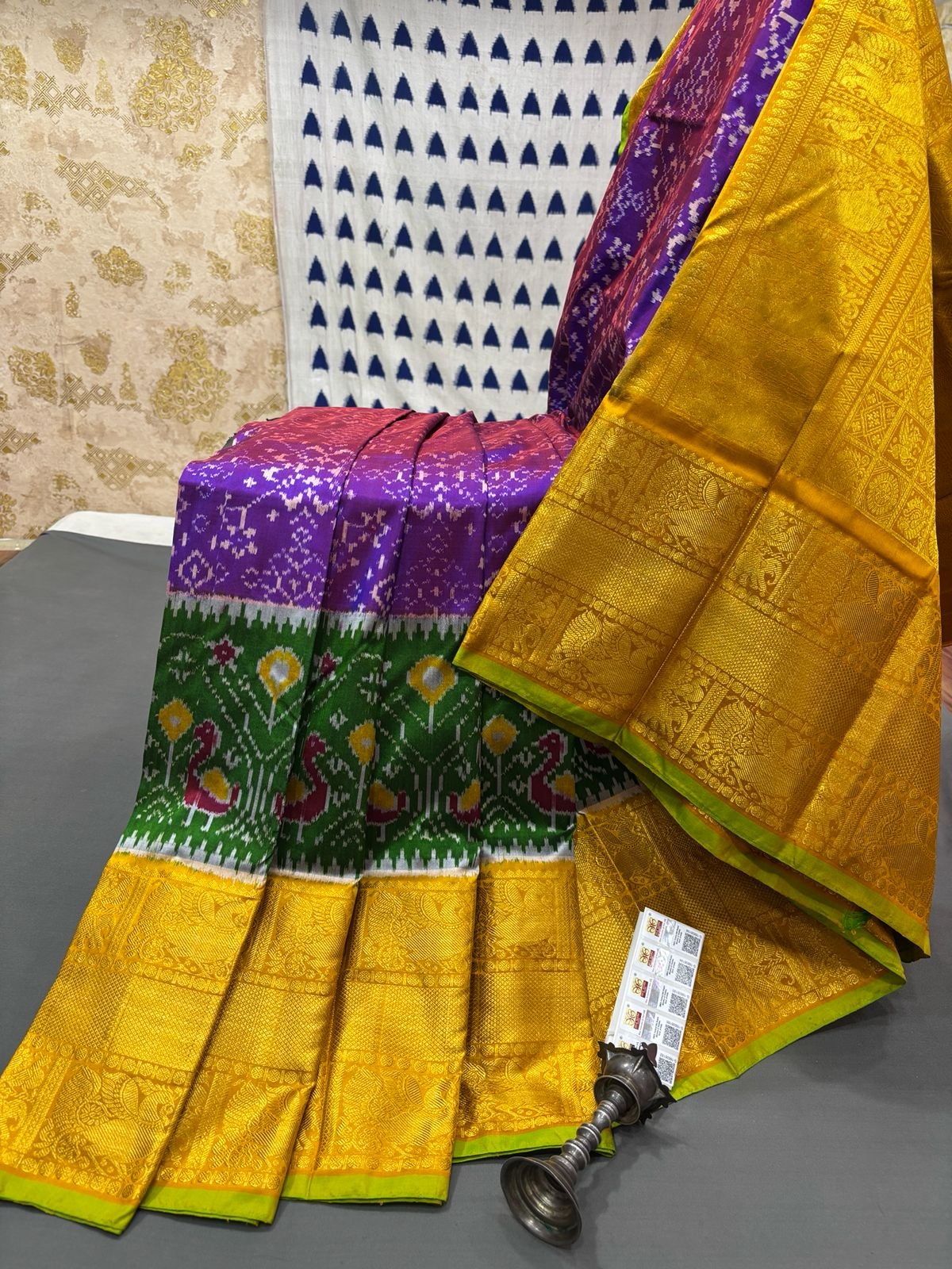 Kanchi Border Ikat - PRMHY24-KBRSIFSDC-16