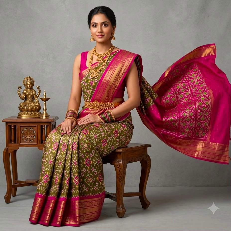 Kanchi Border Ikat - PSNTG20-KBIPIIDCD-06