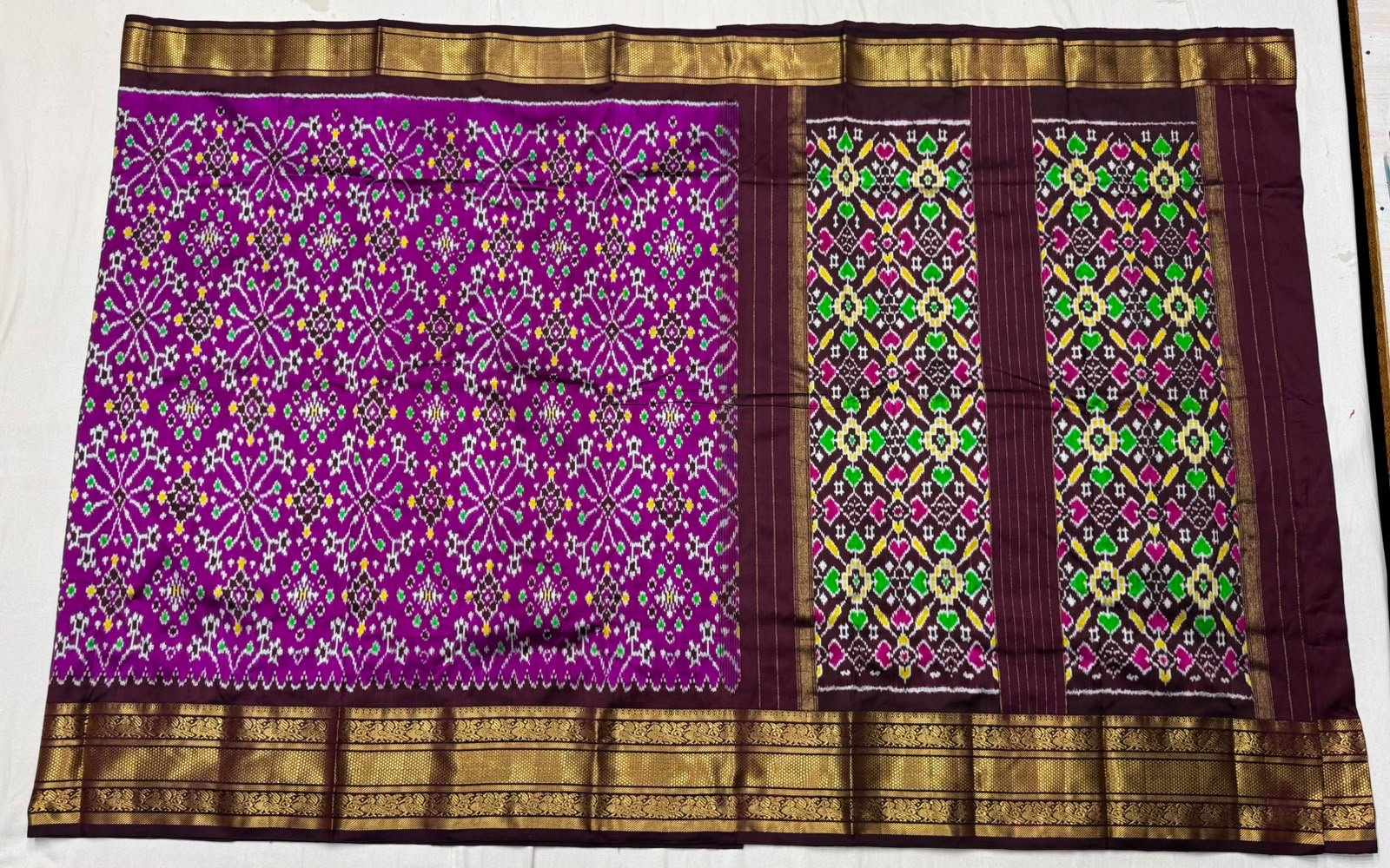 Kanchi Border Ikat - PSNTL17-KBIPIIDCD-18