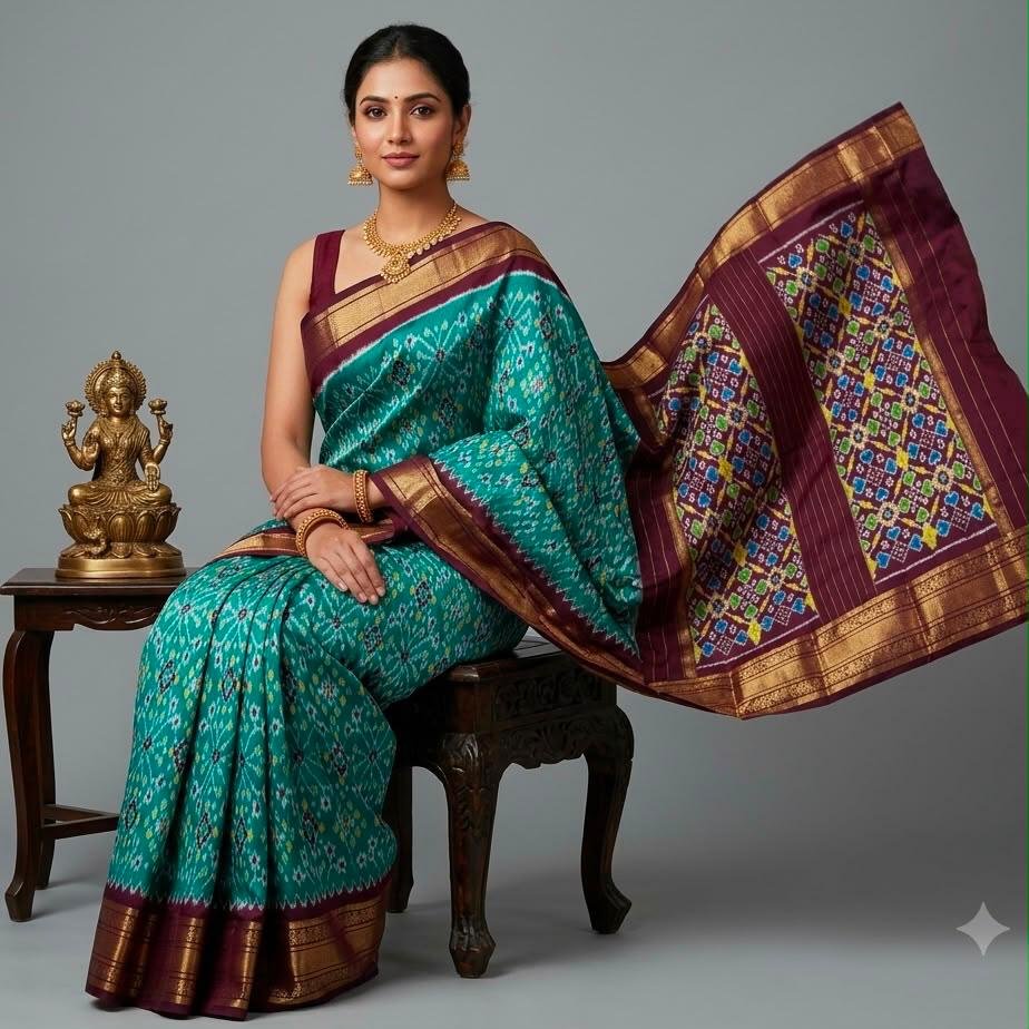 Kanchi Border Ikat - PSNTS08-KBIPIIZCD-09