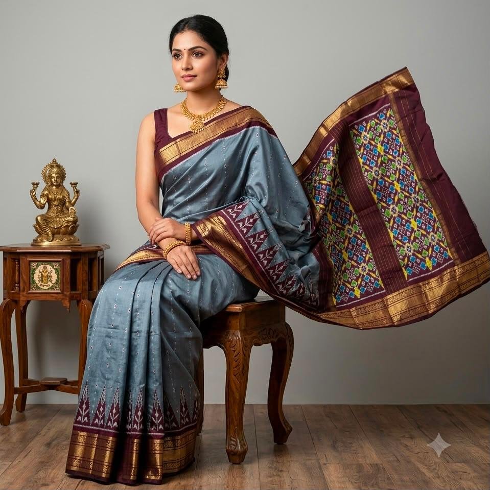 Kanchi Border Ikat - PSNTS08-KBIPIIZCD-11