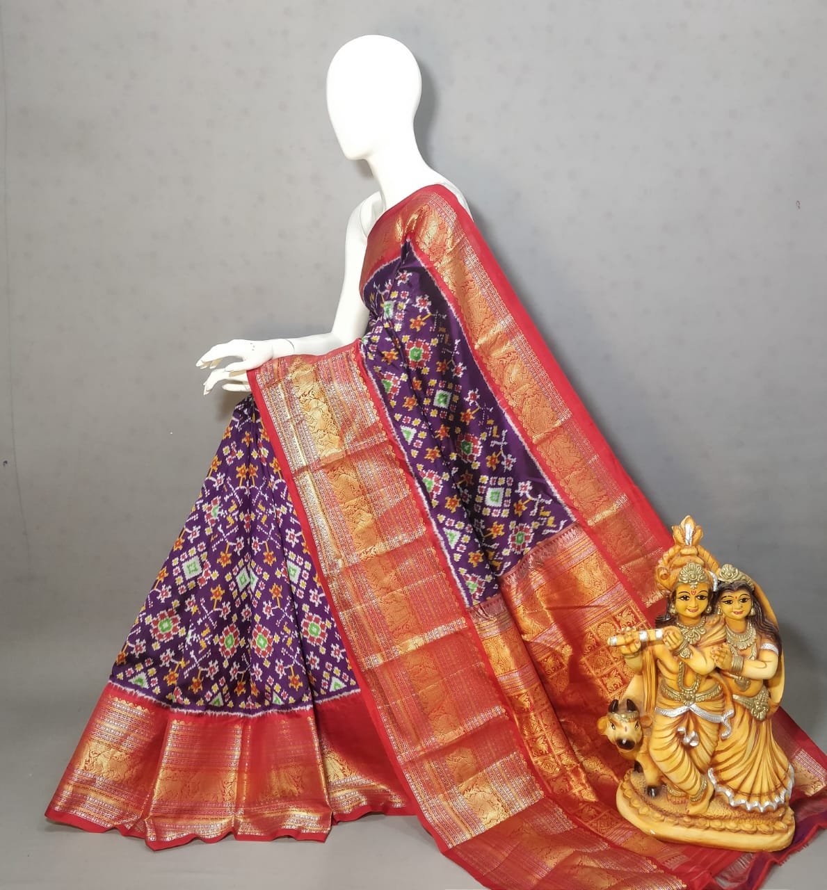 Kanchi Border Ikat - PSSIL07-KBRPIFDCD-08