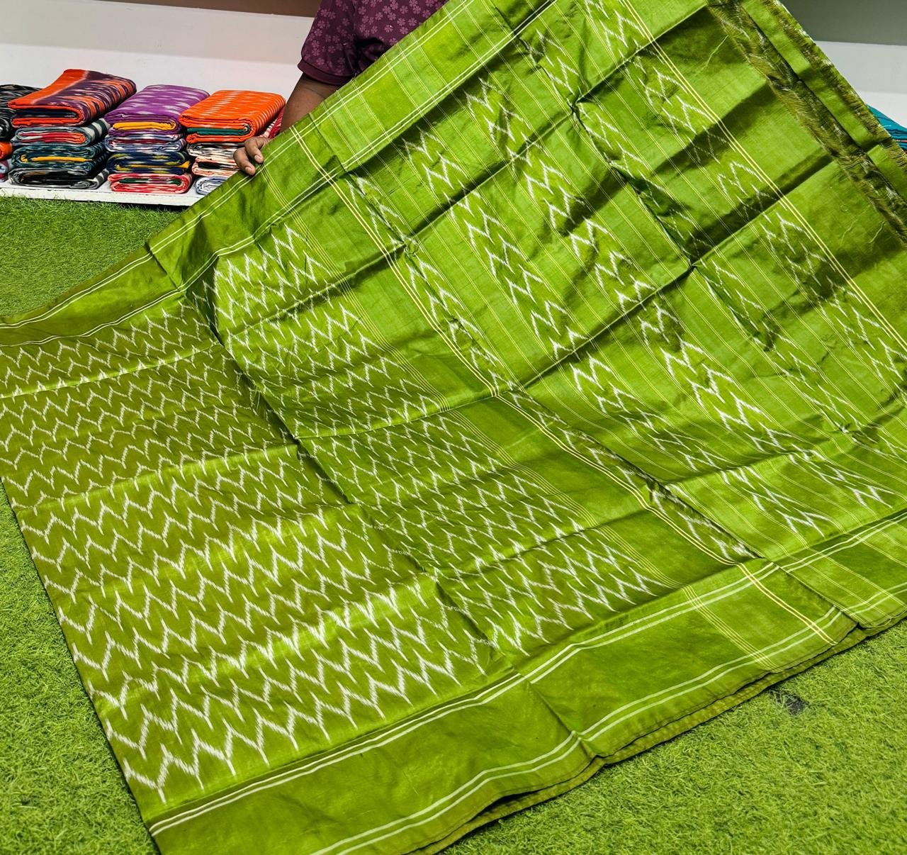 Light Weight Border Saree - PSRGY25-LSNBDSSCD-18