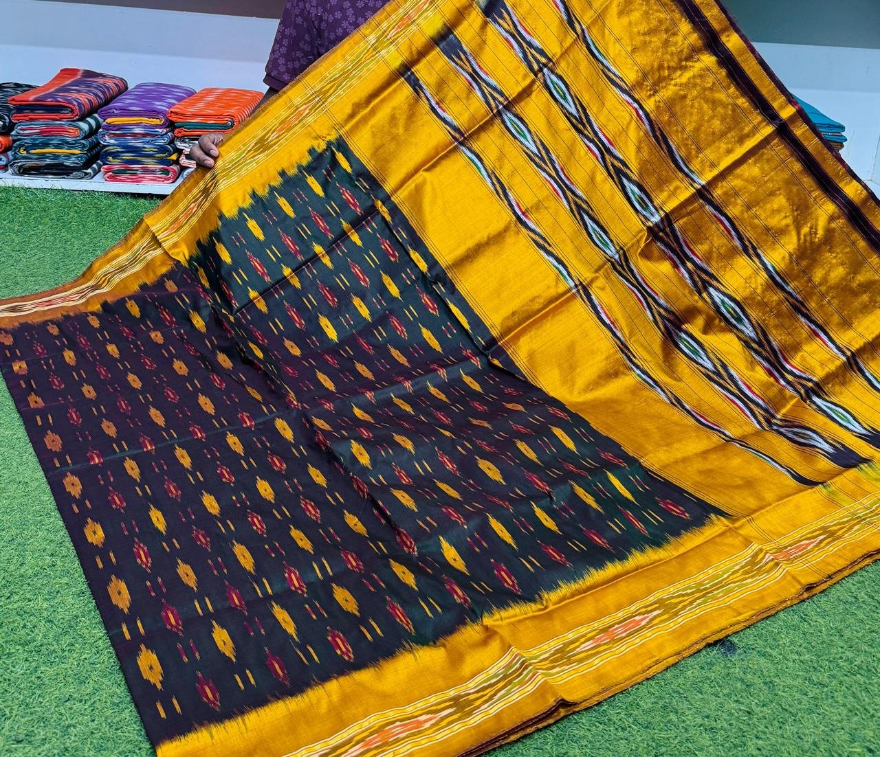 Light Weight Border Saree - PSRGY25-LSNBDSSCD-20