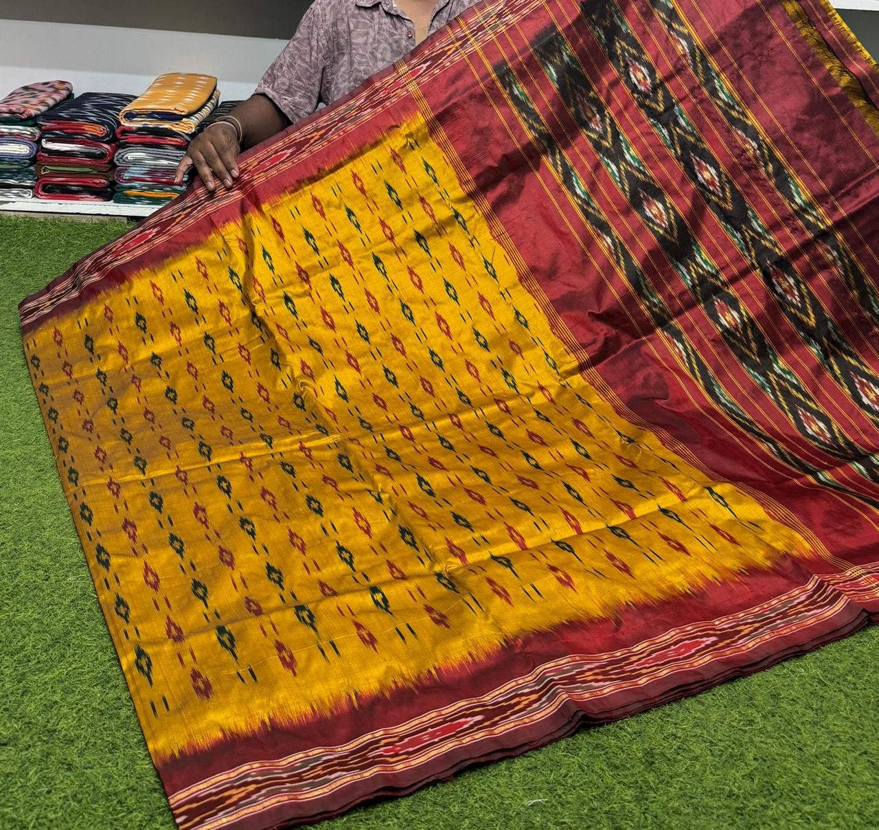 Light Weight Border Saree - PSRGY25-LWBSDSSCD-07