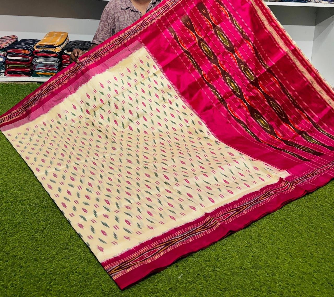 Light Weight Border Saree - PSRGY25-LWBSDSSCD-12